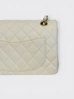 将图片加载到图库查看器，Chanel Timeless Classic Small - Ivory Caviar Gold-tone Hardware
