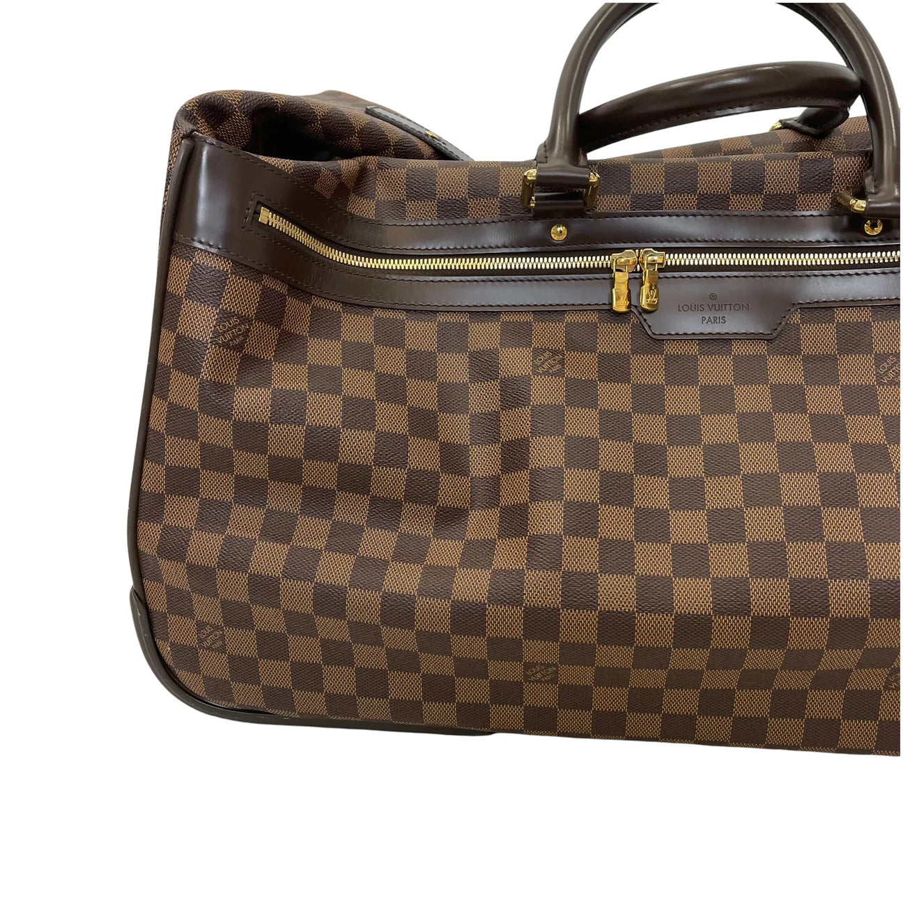 Louis Vuitton Eole 60 Damier Ebene Rolling Luggage Travel Duffle Bag