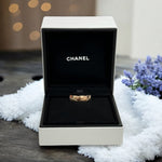 Load image into Gallery viewer, Chanel Coco Crush Quilted Ring, Beige/Pink Gold
Size 58EU/8.5US
