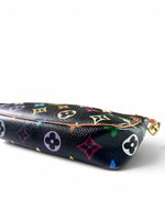 Charger l'image dans la galerie, Louis Vuitton x Takashi Murakami Monogram Multicolore Pochette Accessoires - Black
