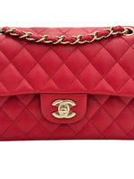 Load image into Gallery viewer, Chanel Timeless Classic Small 22P Red Caviar, Gold-tone Hardware
