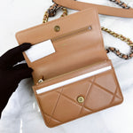 Load image into Gallery viewer, Chanel19 Wallet on Chain 21K Caramel Lambskin Mixed Hardware
