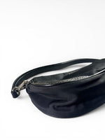 Load image into Gallery viewer, Prada Tessuto Leather and Nylon Baguette - Black, Silver-tone Hardware
