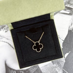 Load image into Gallery viewer, Van Cleef And Arpels 1 Motif Vintage Alhambra Onyx Pendant
