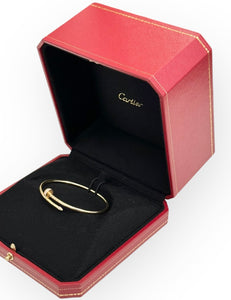 Cartier Juste Un Clou Bracelet, Small Model, 20 Brilliant-Cut Diamonds Yellow Gold, size 16 JUC