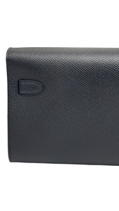 Hermes Kelly To Go Black Epsom Leather Palladium Hardware