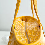 将图片加载到图库查看器，Goyard Artois PM Tote Yellow Goyardine Canvass
