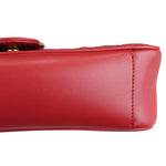 Charger l&#39;image dans la galerie, GUCCI GG Marmont Small Calfskin Matelasse Red GHW
