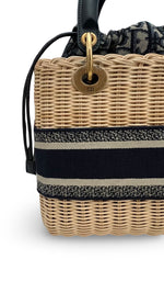 将图片加载到图库查看器，Christian Dior Lady Dior Natural Wicker - Medium
