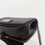 Load image into Gallery viewer, Chanel Leboy Small Black Calfskin Ruthenium Hardware
