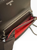 Load image into Gallery viewer, Chanel Gabrielle Quilted Wallet on Chain, Black Calfskin, Mixed-tone Hardware
