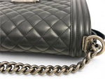 Charger l'image dans la galerie, Chanel Leboy Old Medium Black Calfskin, Ruthenium Hardware
