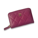 Load image into Gallery viewer, Chanel Card Wallet with Monalisa Pocket and Zippered compartment
