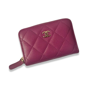 Chanel Card Wallet with Monalisa Pocket and Zippered compartment