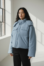 Load image into Gallery viewer, Marc Jacobs Padded Cargo Jacket, Womens Large

