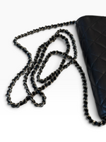 Load image into Gallery viewer, Chanel Gabrielle Quilted Wallet on Chain, Black Calfskin, Mixed-tone Hardware
