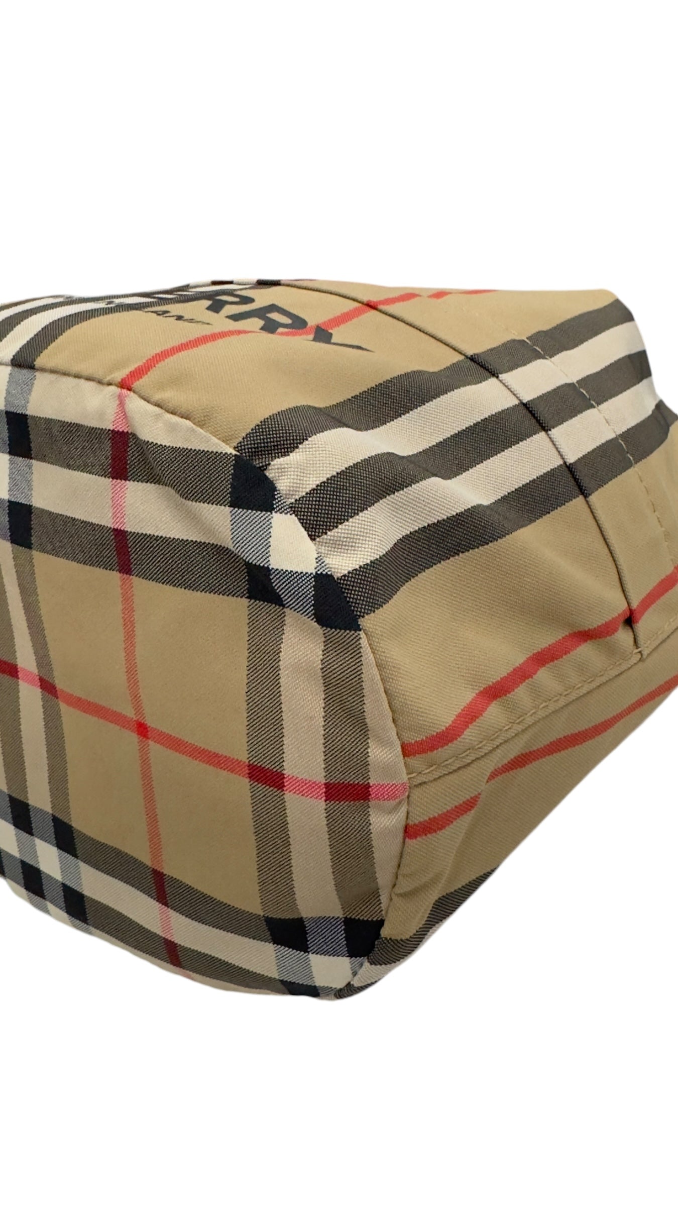 Burberry Phoebe Check Drawstring Pouch