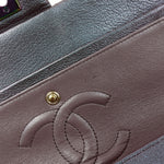 将图片加载到图库查看器，Chanel Timeless Classic Medium M/L 16C Iridescent Purple Rainbow Hardware
