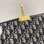 Load image into Gallery viewer, Christian Dior Montaigne 30, Blue Dior Oblique Jacquard Gold-tone Hardware
