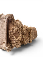 将图片加载到图库查看器，Chanel Natural Raffia and Tweed Tote, Gold-tone Hardware
