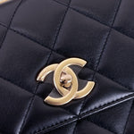 Charger l&#39;image dans la galerie, Chanel Trendy CC Small Black Lambskin Rose Gold Hardware
