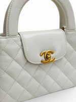 Load image into Gallery viewer, Chanel Kelly Shopping Tote Mini White Calfskin Gold-tone Hardware
