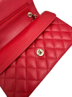 Load image into Gallery viewer, Chanel Timeless Classic Small 22P Red Caviar, Gold-tone Hardware
