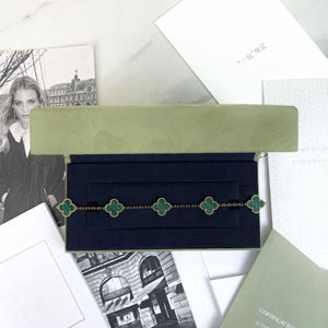 Van Cleef and Arpels Vintage Alhambra 5 Motifs Bracelet VCA