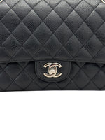 Load image into Gallery viewer, Chanel Timeless Classic Medium M/L Black Caviar Silver-tone Hardware
