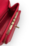 Load image into Gallery viewer, Chanel Business Affinity Small, Strawberry Red Grained Calfskin - Caviar, Gold-tone Hardware
