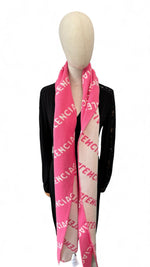 将图片加载到图库查看器，Balenciaga Allover Logo Wool Scarf
