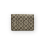 Charger l&#39;image dans la galerie, Gucci Dionysus Ebony/Beige GG Supreme Wallet on Chain, Silver-toned Hardware, Red Interior
