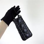 将图片加载到图库查看器，Christian Dior Lady Dior Diamond Motif Black Ultramatte Small
