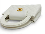 Load image into Gallery viewer, Chanel Kelly Shopping Tote Mini White Calfskin Gold-tone Hardware
