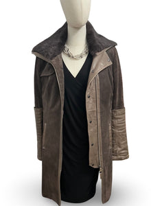 Rudsak Leather and Fur Coat