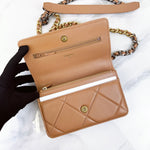 Load image into Gallery viewer, Chanel19 Wallet on Chain 21K Caramel Lambskin Mixed Hardware
