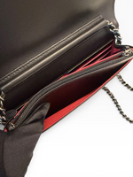 Load image into Gallery viewer, Chanel Gabrielle Quilted Wallet on Chain, Black Calfskin, Mixed-tone Hardware
