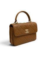 Load image into Gallery viewer, Chanel Trendy CC Small Caramel Lambskin Gold-tone Hardware
