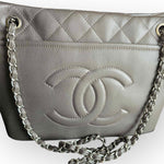 Charger l&#39;image dans la galerie, Chanel Timeless CC Tote Grey Caviar Silver-tone Hardware
