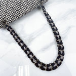 将图片加载到图库查看器，Chanel Shoulder Bag Houndstooth Tweed
