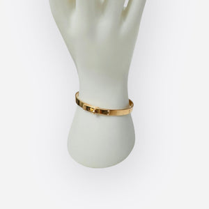 Hermes Kelly Bracelet 4 Diamonds Rose Gold, Small Model