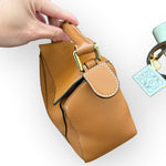 Load image into Gallery viewer, Loewe Puzzle Bag Small Camel Grained Calfskin Gold-tone Hardware
