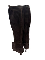 将图片加载到图库查看器，Stuart Weitzman Brown Suede Leather Boots, Size 6 EU
