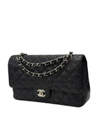 Load image into Gallery viewer, Chanel Timeless Classic Medium M/L Black Caviar Silver-tone Hardware

