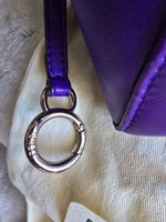 将图片加载到图库查看器，Fendi Peekaboo Mini Nappa Shahtoosh in Purple Rain Silver-tone Hardware
