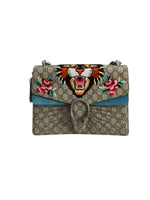 Load image into Gallery viewer, Gucci Dionysus GG Supreme Tiger - Large Crystal Embellished, Silver-tone Hardware

