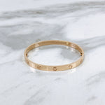 将图片加载到图库查看器，Cartier Classic Love Bracelet Rose Gold Size 20
