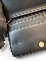Load image into Gallery viewer, Chanel Gabrielle Quilted Wallet on Chain, Black Calfskin, Mixed-tone Hardware

