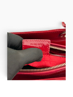 Charger l'image dans la galerie, Christian Dior Lady Dior Medium Red Patent Leather Silver-tone Hardware
