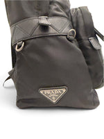 Load image into Gallery viewer, PRADA Black Quilted Tessuto Impuntu Nylon Backpack
